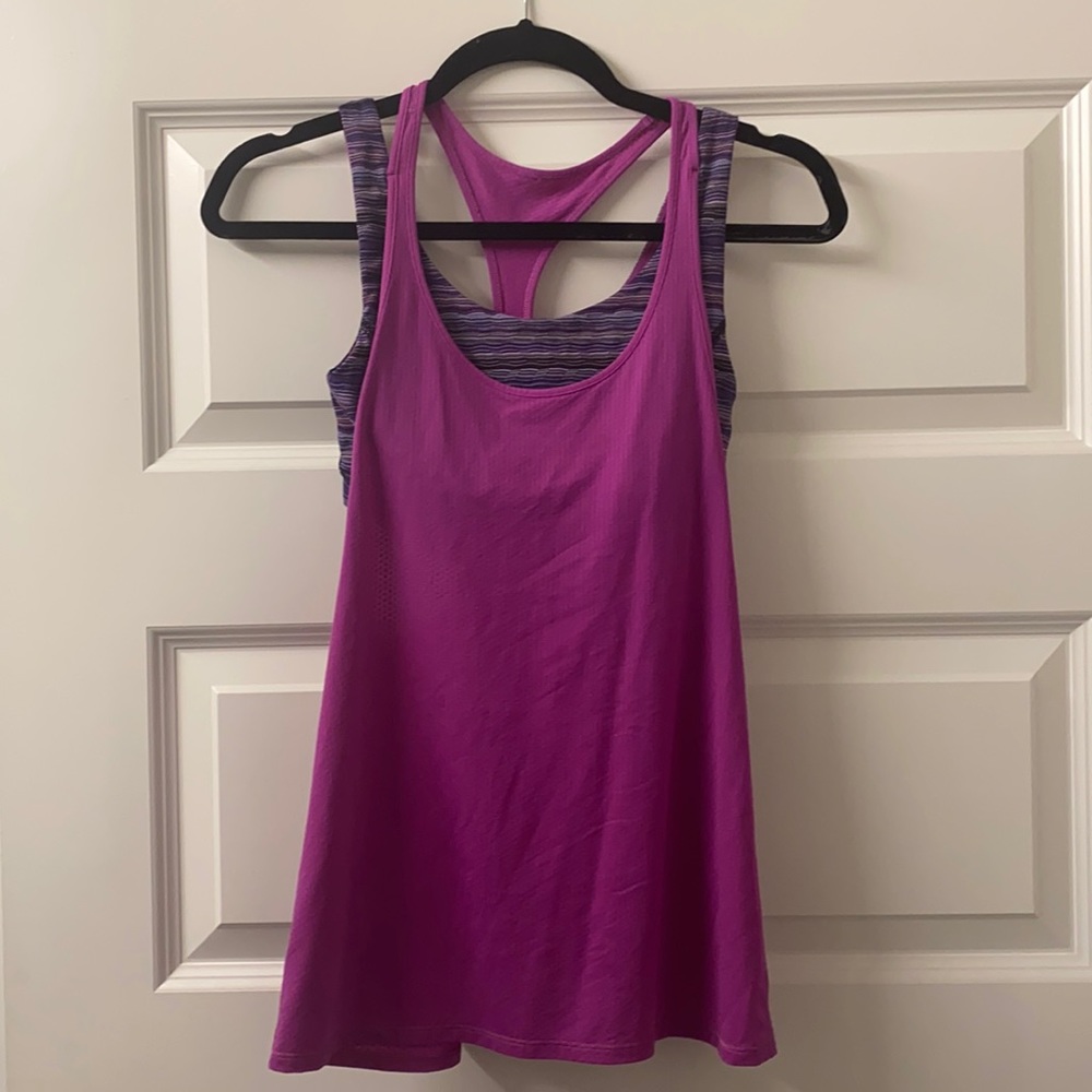 Lululemon Racerback Tank 2 in 1 with built in Bra